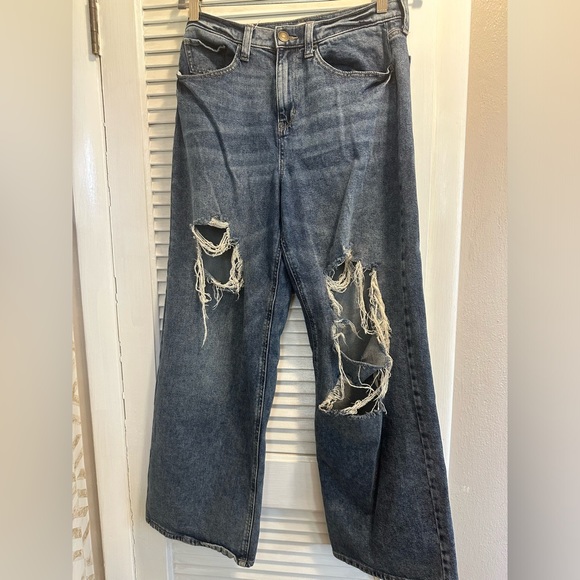 Juniors SO Super High Rise Wide Leg Jeans - Picture 2 of 4